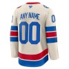 Miesten NHL New York Rangers Pelipaita Custom 2025-26 Fanatics Premium Winter Classic Valkoinen